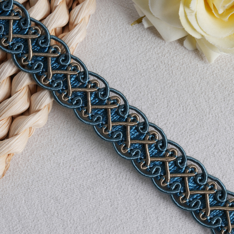 Δαντελωτή ταινία για παντελόνια, PVC υλικό, διακοσμητική ραφή