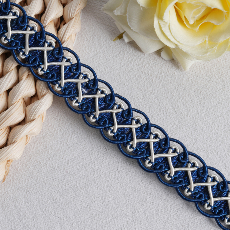 Δαντελωτή ταινία για παντελόνια, PVC υλικό, διακοσμητική ραφή