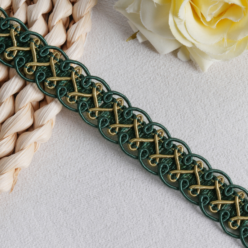 Δαντελωτή ταινία για παντελόνια, PVC υλικό, διακοσμητική ραφή