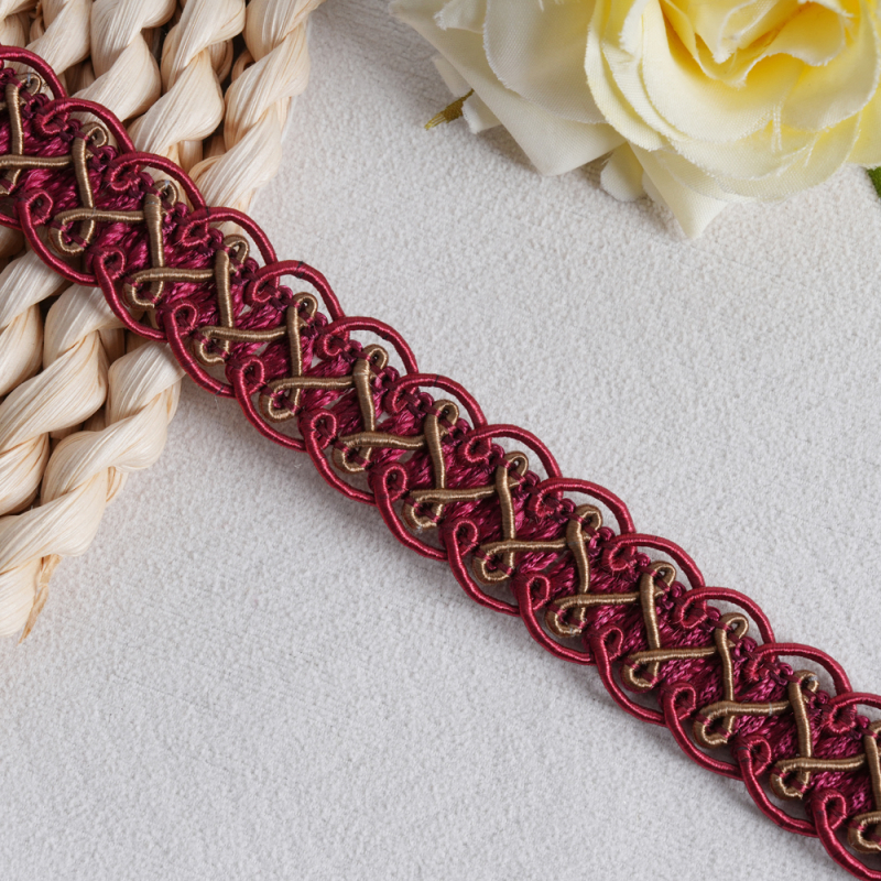 Δαντελωτή ταινία για παντελόνια, PVC υλικό, διακοσμητική ραφή