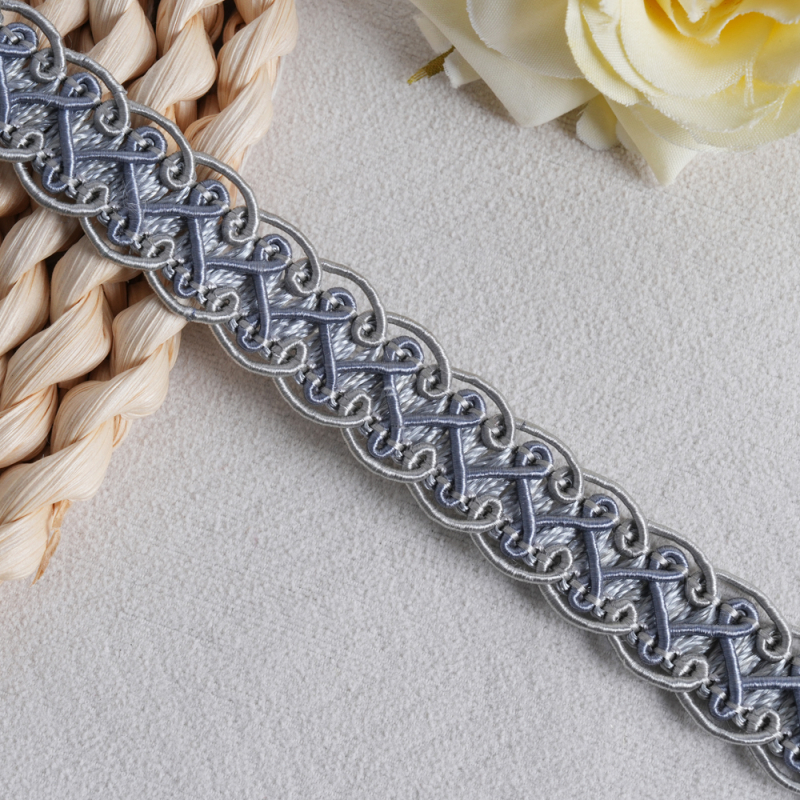 Δαντελωτή ταινία για παντελόνια, PVC υλικό, διακοσμητική ραφή