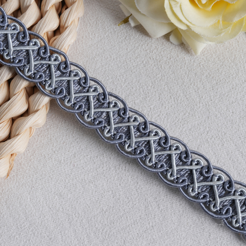 Δαντελωτή ταινία για παντελόνια, PVC υλικό, διακοσμητική ραφή