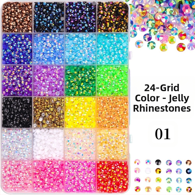 Smolni rhinestones s ravnom stražnjom dnom, uzor zvjezdice, serija Princeza, za DIY odjeću i ukrašavanje noktiju