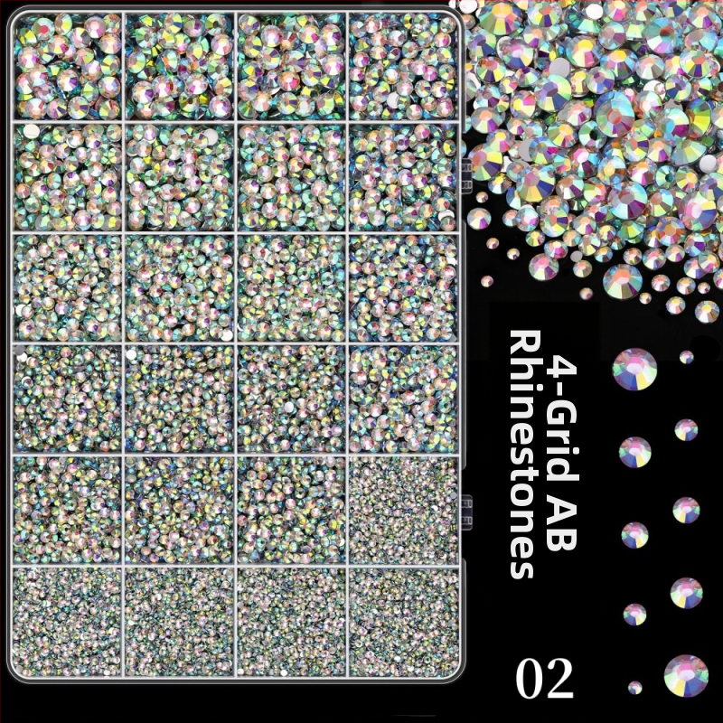 Smolni rhinestones s ravnom stražnjom dnom, uzor zvjezdice, serija Princeza, za DIY odjeću i ukrašavanje noktiju