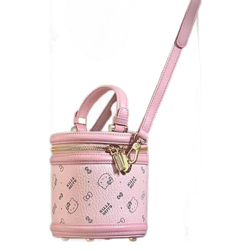 Moteriška PU kibiro tipo rankinė su crossbody dirželiu, užtrauktukas, poliesterio viduje, kišenė telefono – Pavasaris 2025