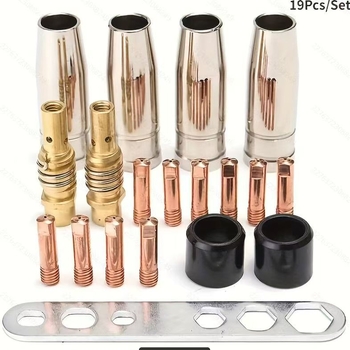 Xinzuo MB15AK MIG/MAG κεφαλή συγκόλλησης με κάλυμμα Bakelite, σετ 5 τεμάχια