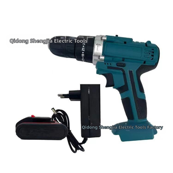 SJ-DZ-02 Ръчна електрическа бормашина, 650W, патронник 10 мм, 1350 об./мин без натоварване, акумулаторна литиева батерия