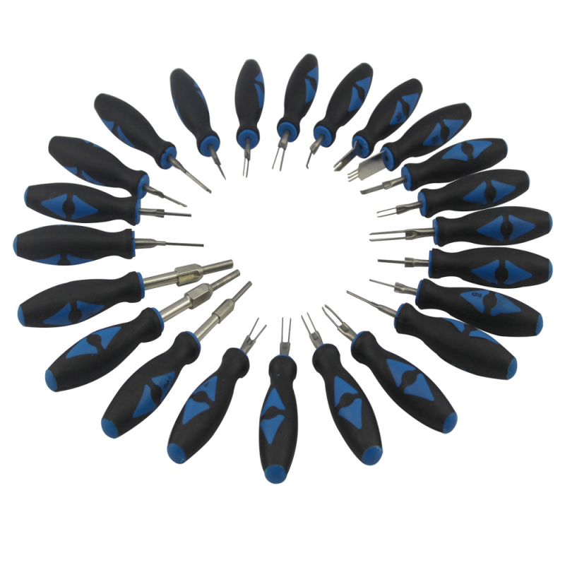 UTOOL 23-частен комплект за премахване на автомобилни терминали, стоманени инструменти за телекомуникационна поддръжка