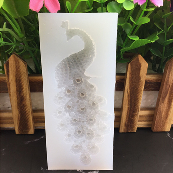 Φόρμα σιλικόνης σε σχήμα παγωνιού για διακόσμηση κέικ και fondant – ασύμμετρο σχήμα, υλικό σιλικόνης, φόρμα για ψήσιμο και σαπουνιού