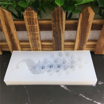 Φόρμα σιλικόνης σε σχήμα παγωνιού για διακόσμηση κέικ και fondant – ασύμμετρο σχήμα, υλικό σιλικόνης, φόρμα για ψήσιμο και σαπουνιού