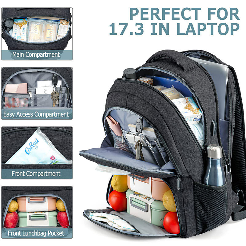 Batoh na tablety pre biznis, 20–35L, unisex, mestský štýl, Oxford látka, popruh s vzdušnou výstelkou