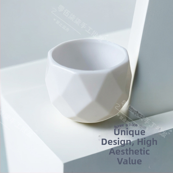 Plastikinis gėlių vazonas su injekciniu liejimu, skirtas staliniam naudojimui, paprastas stilius, tinkama biurui ir namų dekorui.