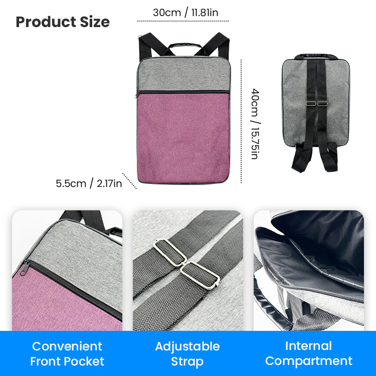 Раница за бизнес пътуване - Унисекс, капацитет 20-35 л, 300D Dragon Dance Cloth, презрамки с въздушна възглавница (Unisex; 20-35L; 300D Dragon Dance Cloth; Air Cushion Straps)