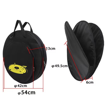 Чанта за цимвали за барабани, подплатена и усилена, с раменна и ръчна дръжка, унисекс, домашно съхранение, лято 2023