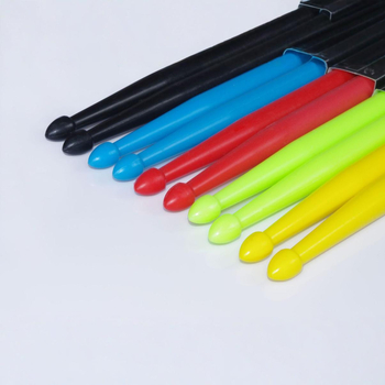 Bețe de tobe din ABS, lucioase fluorescente, model H-001, pentru set de tobe occidentale