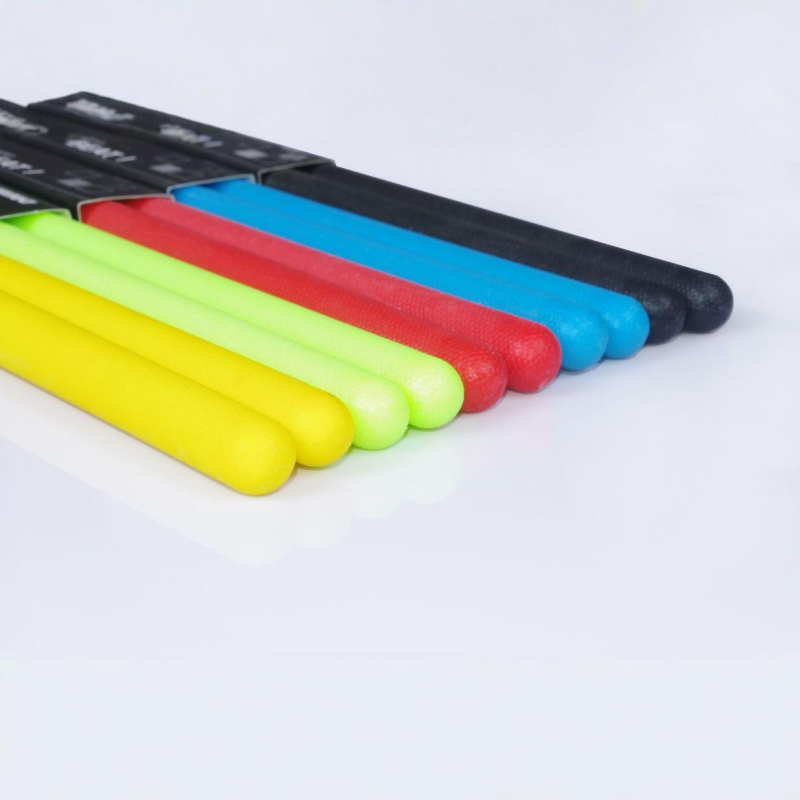 Bețe de tobe din ABS, lucioase fluorescente, model H-001, pentru set de tobe occidentale