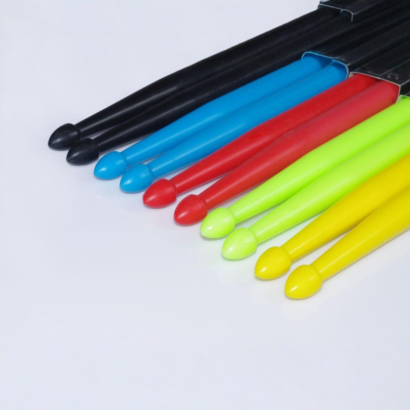 Bețe de tobe din ABS, lucioase fluorescente, model H-001, pentru set de tobe occidentale