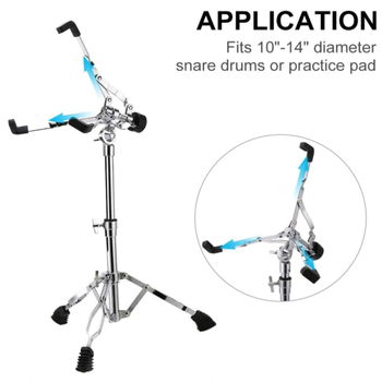 Blue Art сгъваема стойка за snare барабан, двупедна конструкция – аксесоари за комплект барабани
