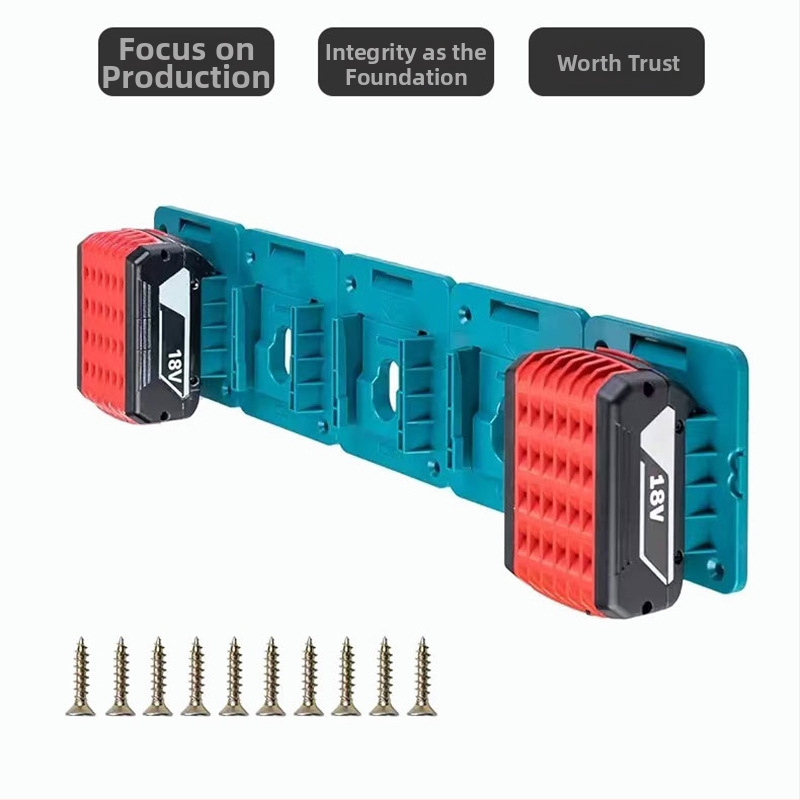 Кронштейн за стенен монтаж на батерия за 18V Makita и Bosch BL1850/1840/1830 – ABS