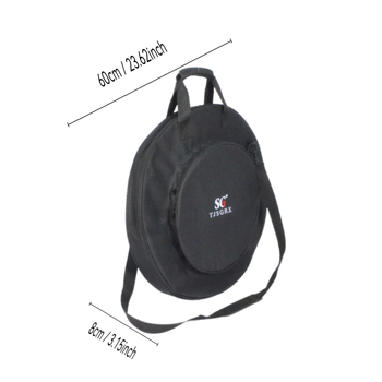 Чанта за цимбали — вместимост 7 цимбали, полиестер, копринена подплата, презрамка с въздушна подложка, марка SGTJSGRX