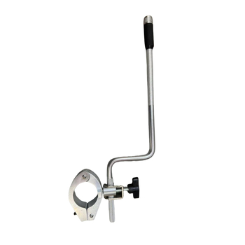 Държач за микрофон за барабанна рамкова система, тръбена скоба, хоризонтален прав ъгъл и регулиран заключващ механизъм