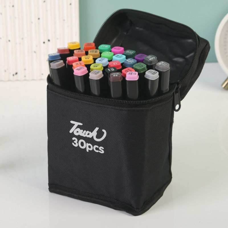 Touch kétnyeles marker készlet: alkoholtartalmú gyorsan száradó tinta és olaj-alapú tinta, akvarell hatás gyerekeknek