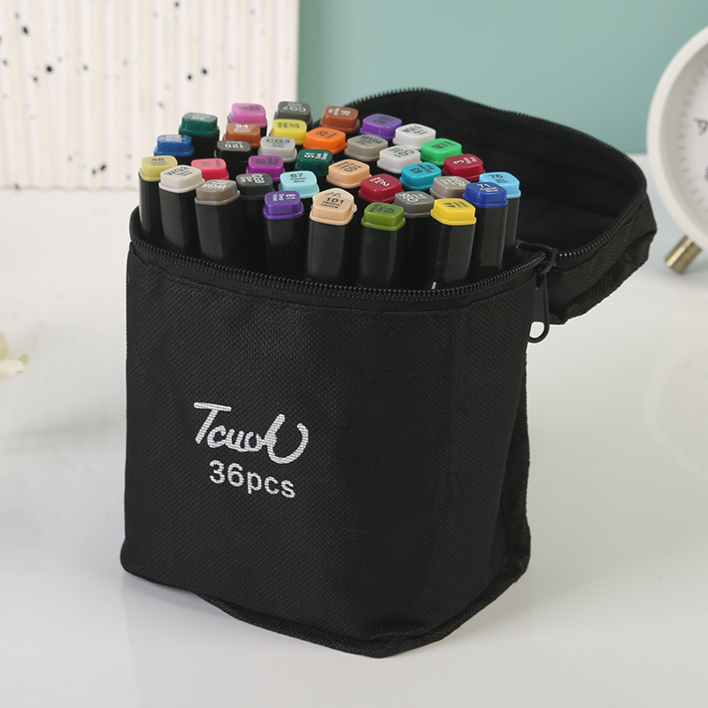 Touch kétnyeles marker készlet: alkoholtartalmú gyorsan száradó tinta és olaj-alapú tinta, akvarell hatás gyerekeknek