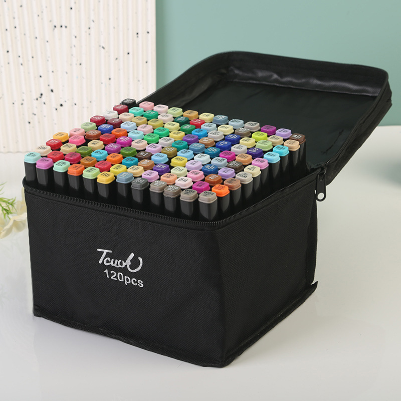 Touch kétnyeles marker készlet: alkoholtartalmú gyorsan száradó tinta és olaj-alapú tinta, akvarell hatás gyerekeknek
