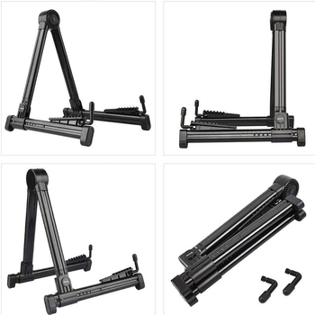 Vertikálny skladací stojan na gitaru (Bakelitový materiál, model 01, značka Boying)