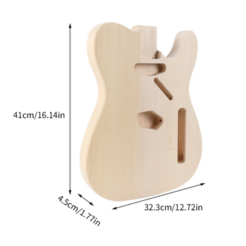 Elektrinės gitaros korpusas, medžiaga: Wutong, modelis: 4402, prekė: pritman, pakuotė: kartoninė dėžutė