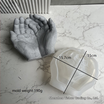 Κυκλική φόρμα σιλικόνης για ζαχαροπλαστική, γύψο και κεριά