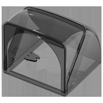 86 tipo lauko EV įkrovimo kištuko vandeniui atspari dėžė su ištraukiamu lietaus gaubtu, IP24, plastikinis dangtis