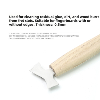 Пила за почистване на жлебове за струни на китара, японски стил, edgetool