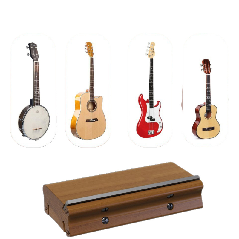 Файл за фретове за китара и бас – 4-в-1 файл за фретове, крайни ъгли 3/23/35/90°, плоско сечение, двойна шарка, фини зъби