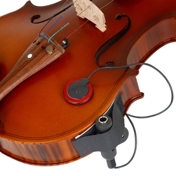 Pickup pentru instrumente muzicale T-11 – montaj fără găuri, EQ portabil, materiale: cupru, fier, plastic