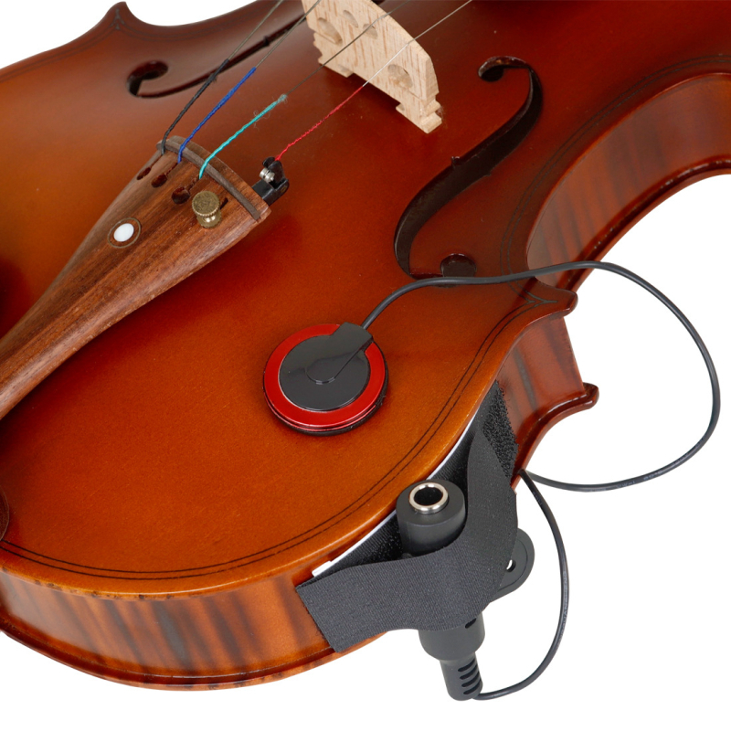 Pickup pentru instrumente muzicale T-11 – montaj fără găuri, EQ portabil, materiale: cupru, fier, plastic