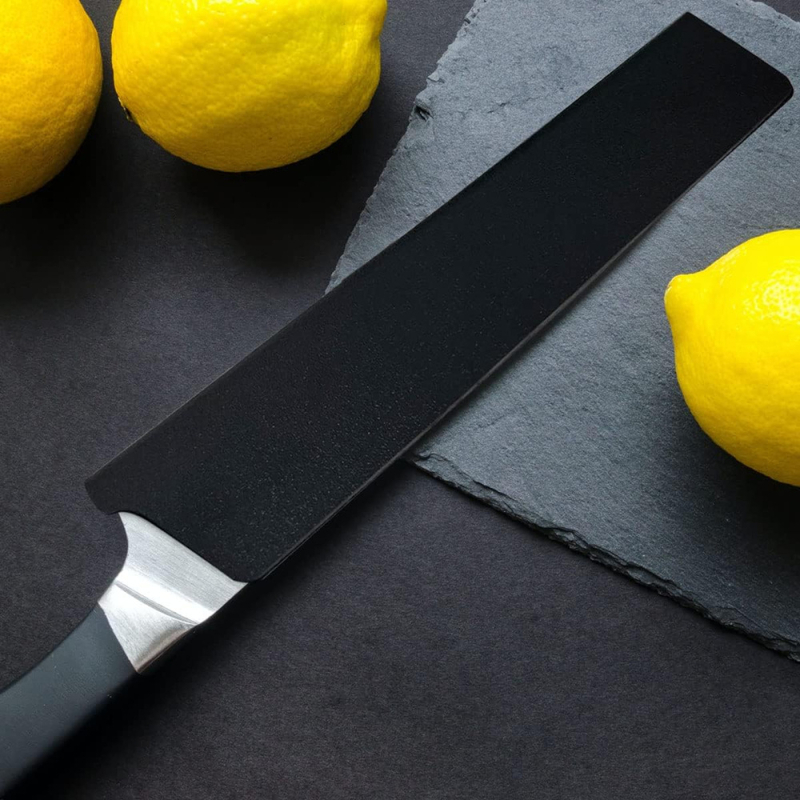 ABS кания за ножове за кухня с флокирана вътрешност (Материал: ABS + флок; Съвместим с кухненски ножове; Стил: модерен и минималистичен)