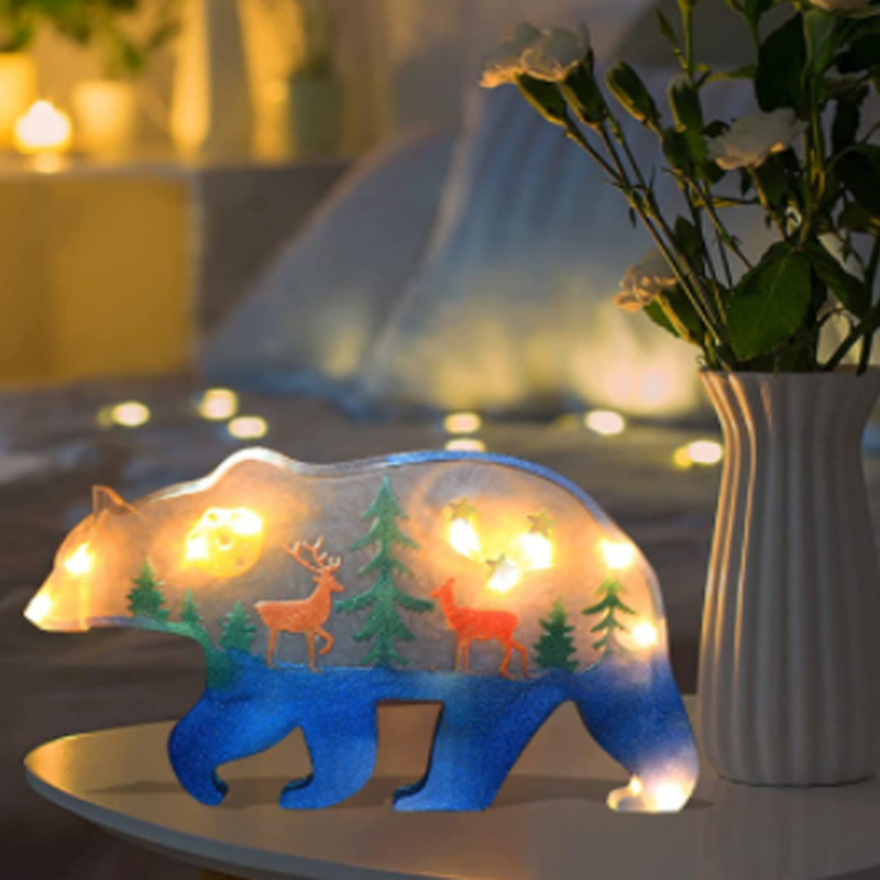 Силиконова форма за печене с форма на мечка, неравна форма, за DIY декорации