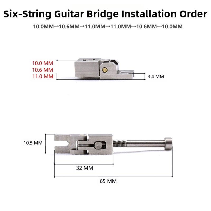 IBZ Floyd Rose most pre elektrickú gitaru — blok tlaku strún pri pretiahnutí, diel pre vylepšenie, séria Pure Steel