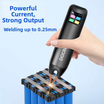 SIENWINY Преносима ръчна точкова заваръчна машина за 18650 литиеви клетки, LCD дисплей 1,3 инча