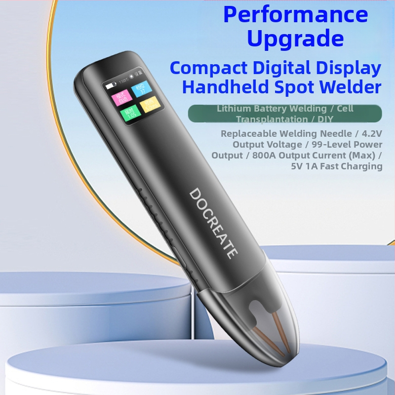 SIENWINY Преносима ръчна точкова заваръчна машина за 18650 литиеви клетки, LCD дисплей 1,3 инча