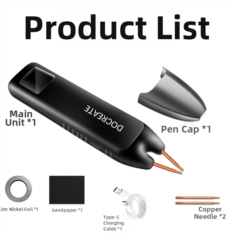 SIENWINY Преносима ръчна точкова заваръчна машина за 18650 литиеви клетки, LCD дисплей 1,3 инча