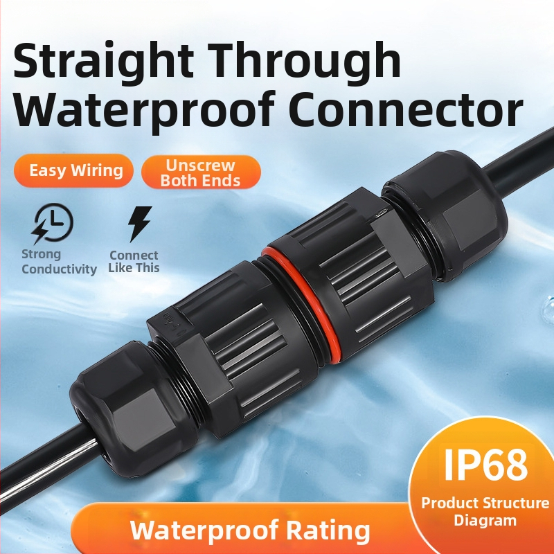 12V IP68 povandeninis LED jungtis vandens apšvietimui, PVC korpusas, darbinis laikas 50000 val.