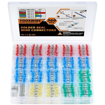 SST séria, súprava 360 terminálov s prstenom, tepelné sťahovacie ochranné trubky