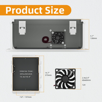 Išorinis vandeniui atsparus plastikinis skirstymo dėžė su vyrių dangčiu, ABS korpusas, IP65 apsauga