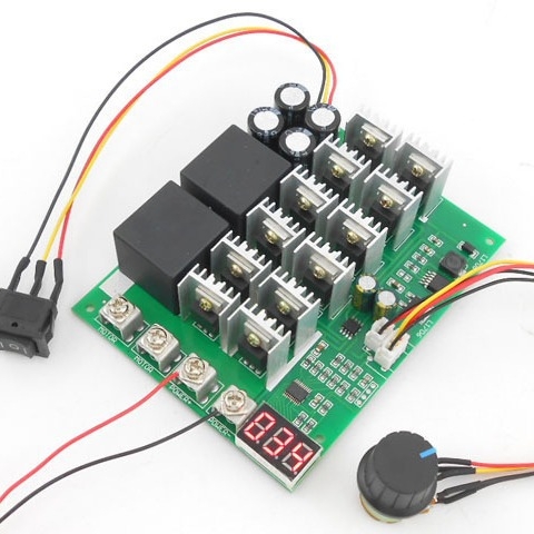 Дигитален регулатор на обороти за DC мотор — напред/назад управление — безстъпков контрол на скоростта — 12V/24V/36V