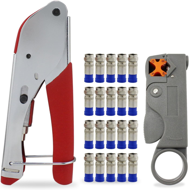 Set alata za kompresijski krimp koaksijalni kabel RG6 RG59
