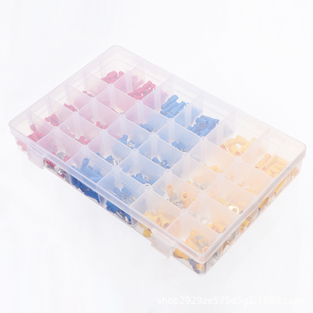 Together Τερματικά Καλωδίων Με Προμονωμένη Διαμόρφωση, Ψυχρή Πίεση, Κυκλικά Τερματικά-Fork Χάλκινα, Αδιάβροχα, Σετ 500 τεμάχια, σε Συσκευασία