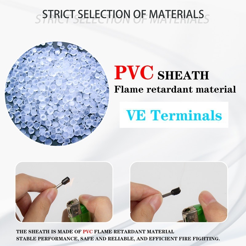 Set terminálov crimp typu s rúrkou, 1200 ks, v krabici, SHENGDAXING, model 1200PCs terminal, pre elektrické rozvody