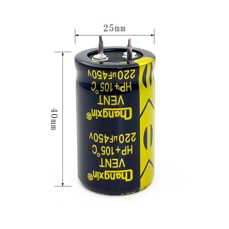 Changxin 450V 220µF дълготраен електролитен кондензатор за захранване